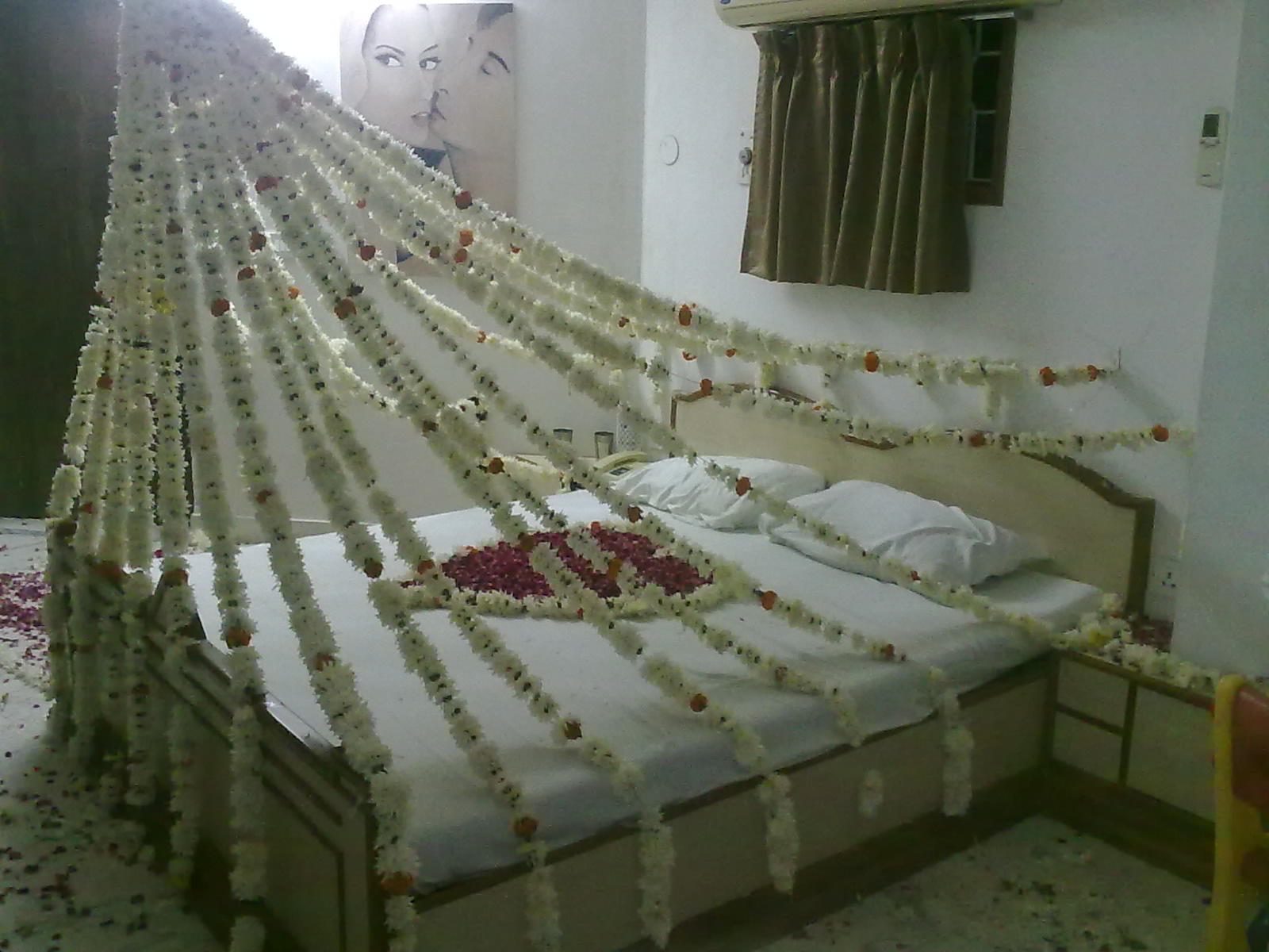 Bridal Bed Room Decoration For 1st Night Gurgaon Delhi Noida