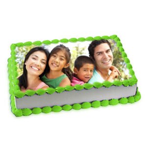 pineapple photo cake