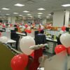 15 august balloon decoration in office