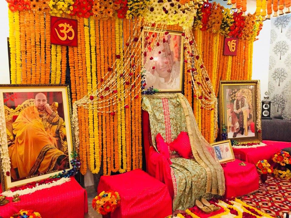 Guruji Satsang Flower Decoration Gurgaon Delhi NCR 9711655952