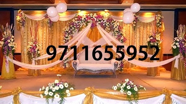 stage flower decoration gurgaon Wedding stage decoration in gurgaon 6