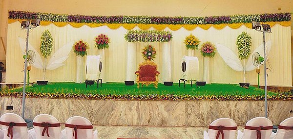 stage flower decoration gurgaon Wedding stage decoration in gurgaon 7
