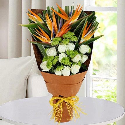 Flowers and Cake Delivery in Cochin |9711655952| Send Flowers to Cochin by Online Florist 5 bird of paradise bunch 1 1