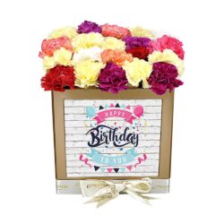 Personalized photo Flower Box for birthday