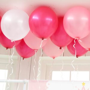 heart shaped helium balloons