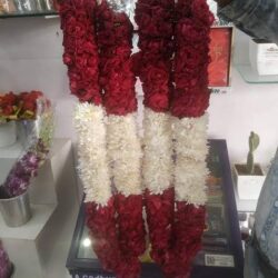 red rose and white flower jaimala varmala garland store near me