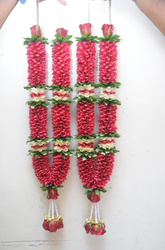 Wedding Rose petals Garland, Orchid Jaimala price, Rose Jaimala, New Style Jaimala, Orchid Flower Jaimala near me shop, Tube Roses jaimala , rajnigandha and roses Jaimala , jasmine and lilly varmala garlands price , virat kohli jaimala varmala haar, buy pink and white jaimala online price  , red and white flower varmala, blue orchid jaimala, purple orchid varmala ,  special rose petals jaimala near me