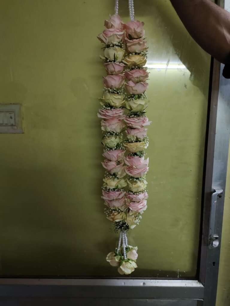 Wedding Rose petals Garland, Orchid Jaimala price, Rose Jaimala, New Style Jaimala, Orchid Flower Jaimala near me shop, Tube Roses jaimala , rajnigandha and roses Jaimala , jasmine and lilly varmala garlands price , virat kohli jaimala varmala haar, buy pink and white jaimala online price  , red and white flower varmala, blue orchid jaimala, purple orchid varmala ,  special rose petals jaimala near me