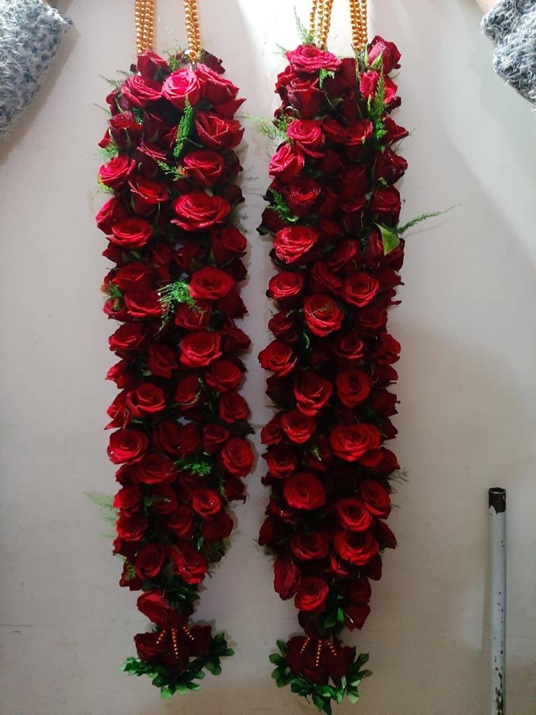 Wedding Rose petals Garland, Orchid Jaimala price, Rose Jaimala, New Style Jaimala, Orchid Flower Jaimala near me shop, Tube Roses jaimala , rajnigandha and roses Jaimala , jasmine and lilly varmala garlands price , virat kohli jaimala varmala haar, buy pink and white jaimala online price  , red and white flower varmala, blue orchid jaimala, purple orchid varmala ,  special rose petals jaimala near me