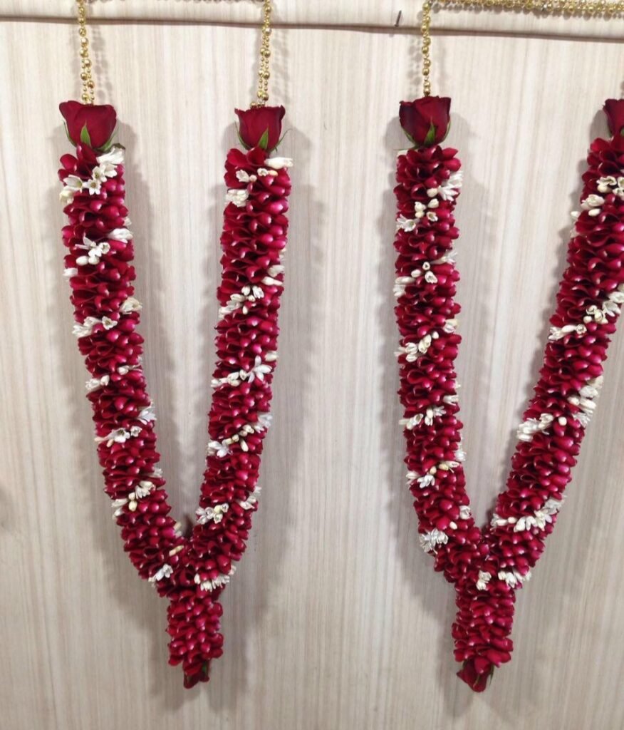 Wedding Rose petals Garland, Orchid Jaimala price, Rose Jaimala, New Style Jaimala, Orchid Flower Jaimala near me shop, Tube Roses jaimala , rajnigandha and roses Jaimala , jasmine and lilly varmala garlands price , virat kohli jaimala varmala haar, buy pink and white jaimala online price  , red and white flower varmala, blue orchid jaimala, purple orchid varmala ,  special rose petals jaimala near me