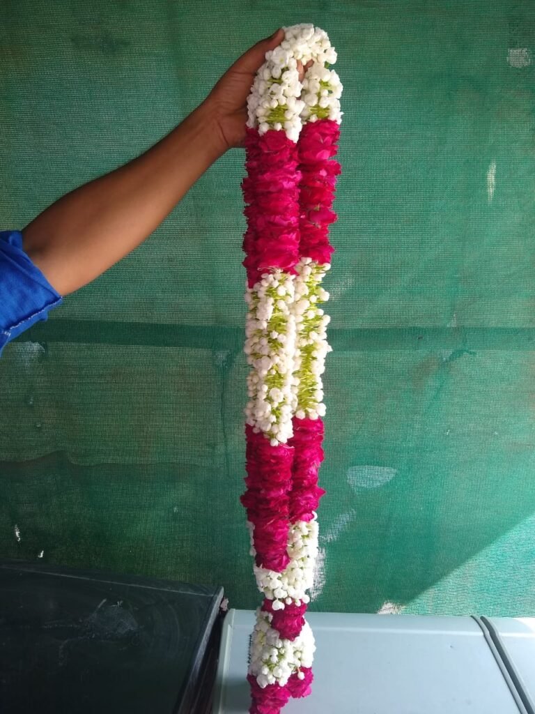 Wedding Rose petals Garland, Orchid Jaimala price, Rose Jaimala, New Style Jaimala, Orchid Flower Jaimala near me shop, Tube Roses jaimala , rajnigandha and roses Jaimala , jasmine and lilly varmala garlands price , virat kohli jaimala varmala haar, buy pink and white jaimala online price  , red and white flower varmala, blue orchid jaimala, purple orchid varmala ,  special rose petals jaimala near me