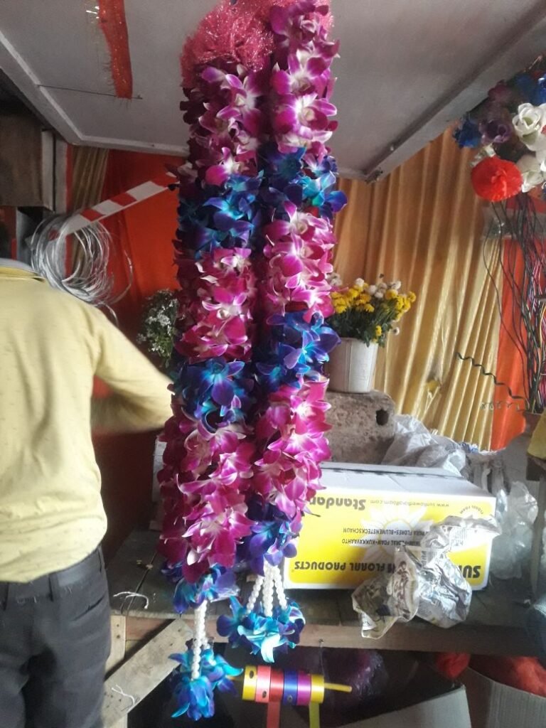 Wedding Rose petals Garland, Orchid Jaimala price, Rose Jaimala, New Style Jaimala, Orchid Flower Jaimala near me shop, Tube Roses jaimala , rajnigandha and roses Jaimala , jasmine and lilly varmala garlands price , virat kohli jaimala varmala haar, buy pink and white jaimala online price  , red and white flower varmala, blue orchid jaimala, purple orchid varmala ,  special rose petals jaimala near me