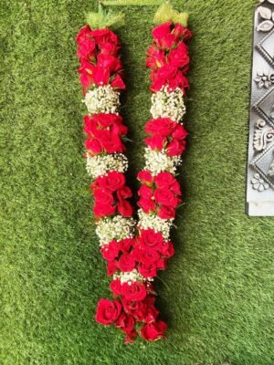 Red rose gypsum Varmala